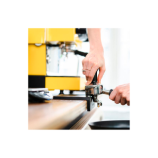 Rhino Classic Stämpelmatta med kant Svart