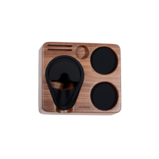 Normcore Kompakt Tamperstation Valnötsträ 58 mm