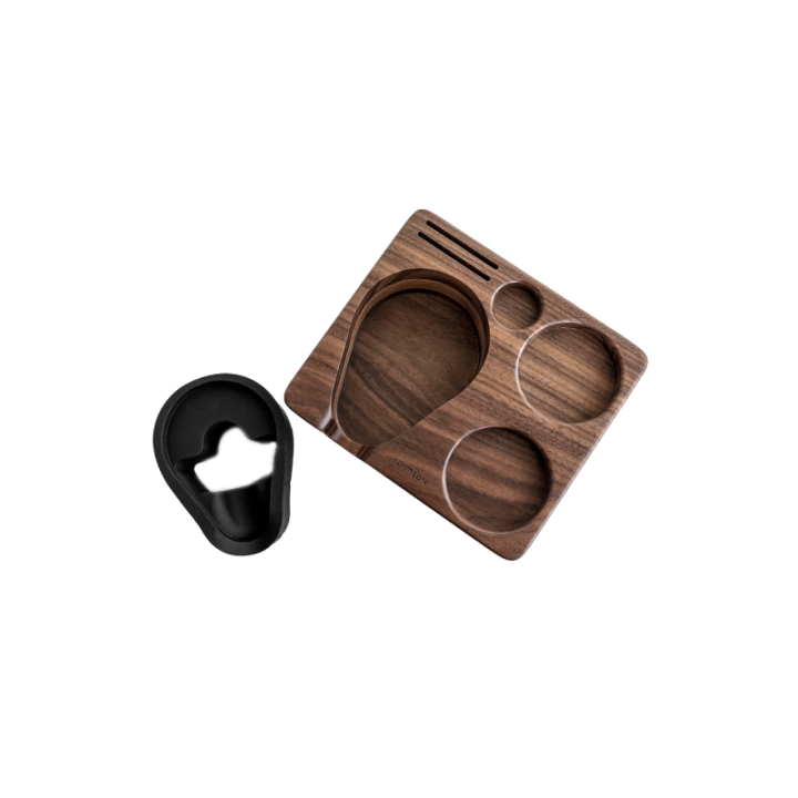 Normcore Kompakt Tamperstation Valnötsträ 58 mm