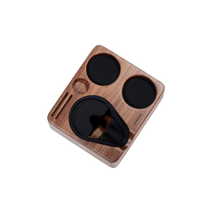 Normcore Kompakt Tamperstation Valnötsträ 58 mm