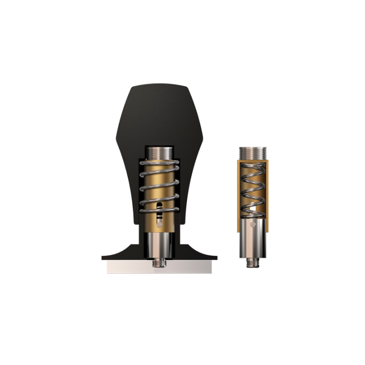 Normcore V4 Tamper med fjäder 53,3 mm svart