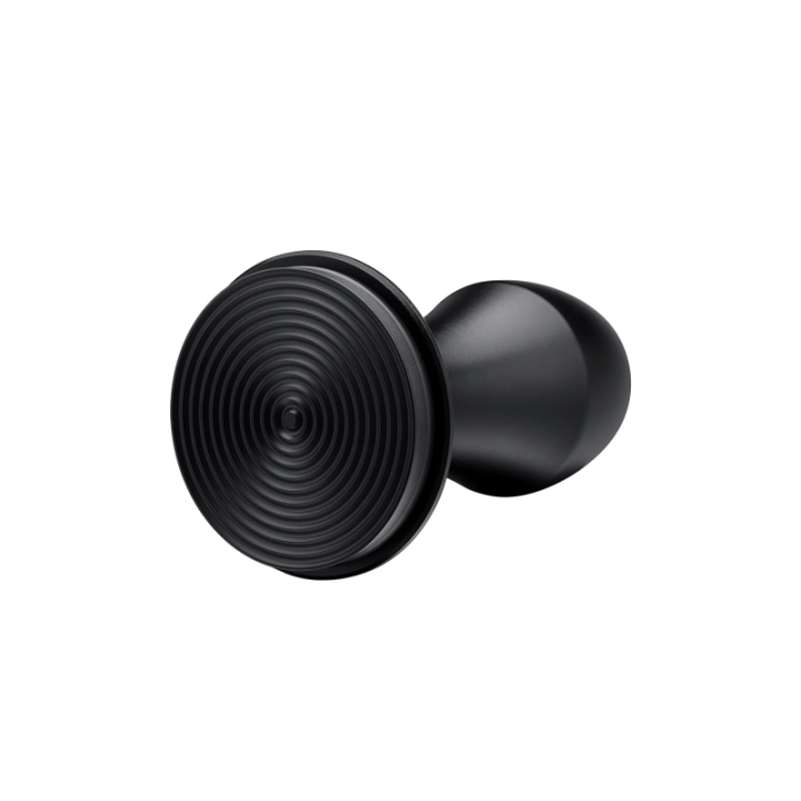 Normcore V4 Tamper med fjäder, rillor & titanbeläggning 58 mm svart