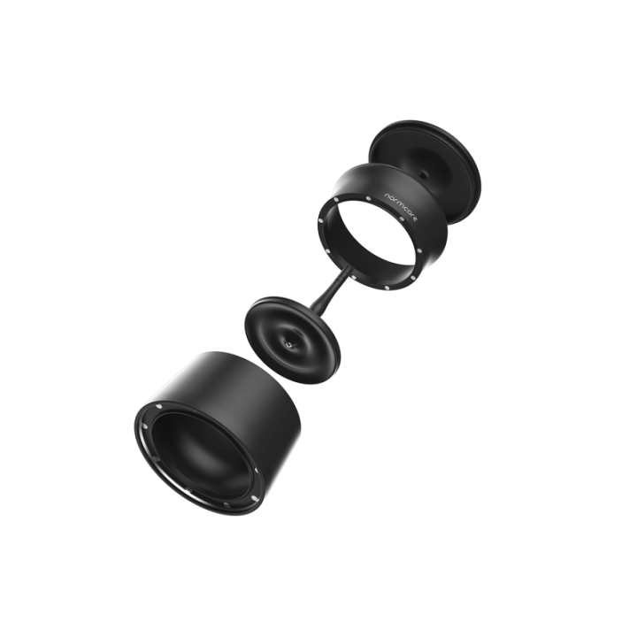 Normcore 2 i 1 Magnetisk Doseringskopp 58 mm Svart