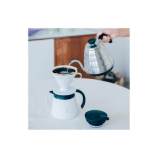 Hario V60 Dripper Vit Plast 2 koppar.