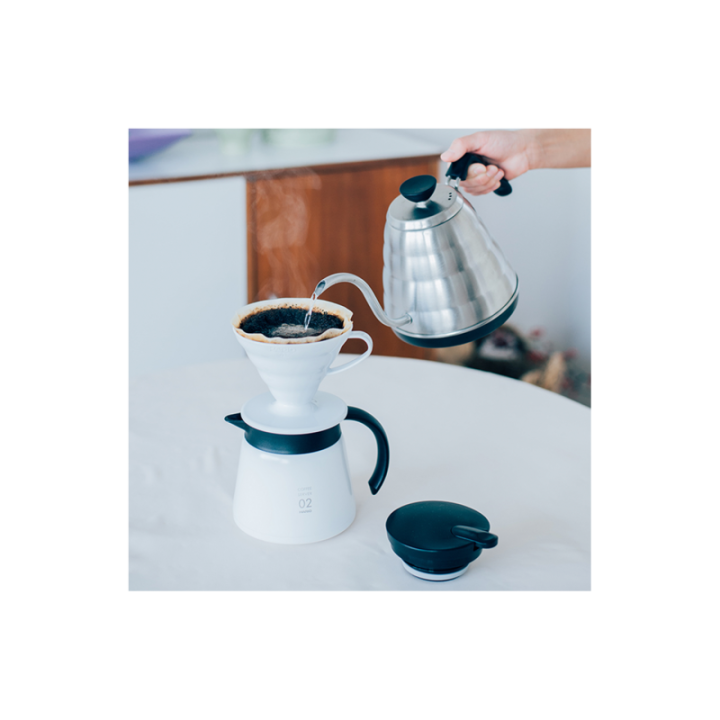 Hario V60 Dripper Vit Plast 2 koppar.