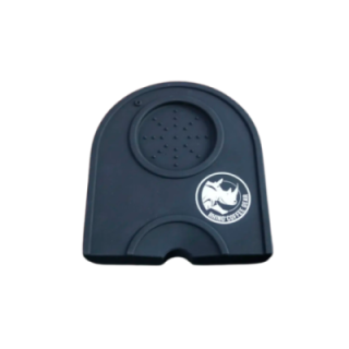 Rhino Classic Portafilter Tampermatta med kant Svart