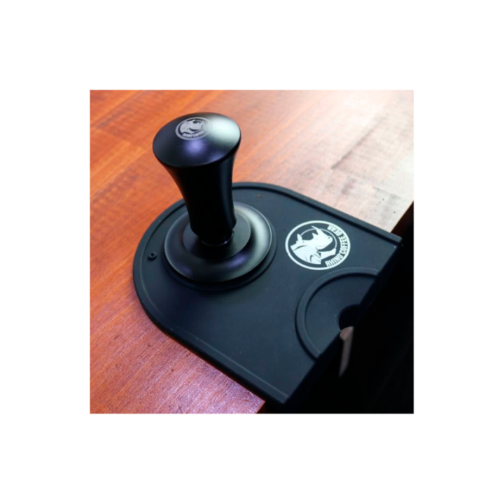 Rhino Classic Portafilter Tampermatta med kant Svart