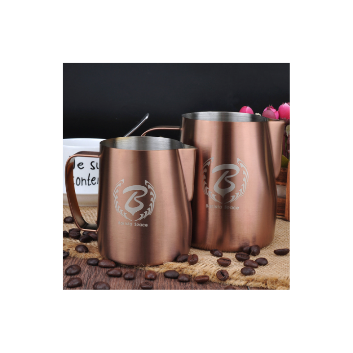 Barista Space Koppar Mjölkkanna 0,45L Titanium