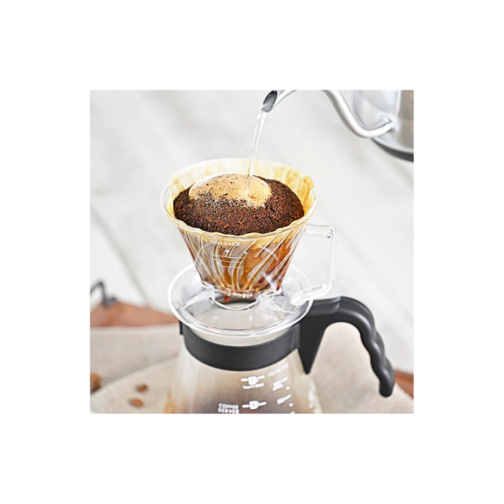 Hario Pegasus 01 serveringskanna inkl. pappersfilter 01, dripper 01 & V60-kanna