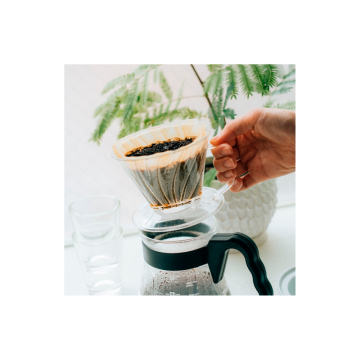 Hario Pegasus 02 Server inkl. Pappersfilter 02, Dripper 02 & V60-hällkanna