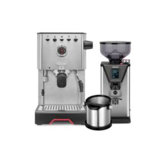 Gaggia Classic GT inkl. MDF 55 Espressokvarn & House of Barista Knockbox