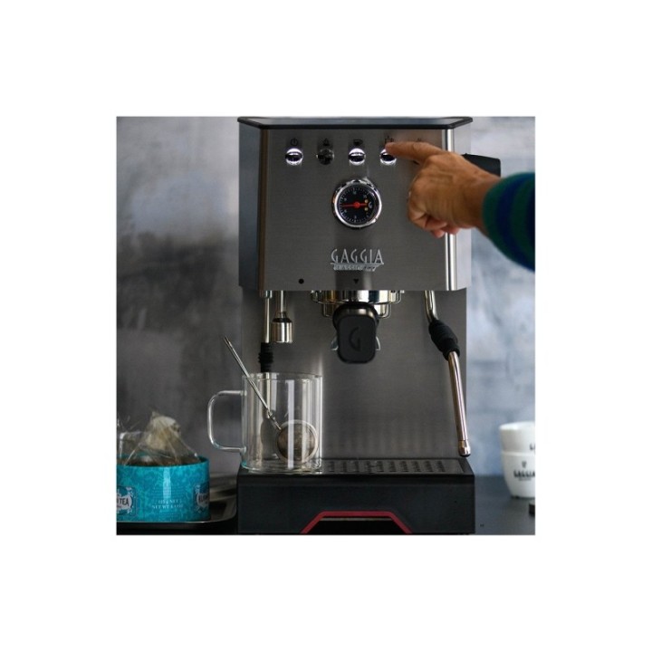 Gaggia Classic GT inkl. MDF 55 Espressokvarn & House of Barista Knockbox