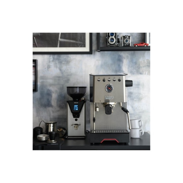 Gaggia Classic GT inkl. MDF 55 Espressokvarn & House of Barista Knockbox