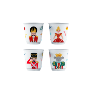 Bialetti Nötknäpparen Espressokoppar 4 st