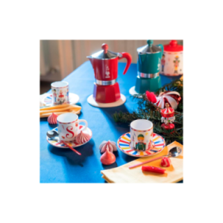 Bialetti Espressomugg Inkl. Kaffefat 4 st