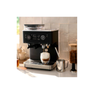 KitchenAid Semiautomatisk Espressomaskin Inkl. Kvarn Cast Iron Black