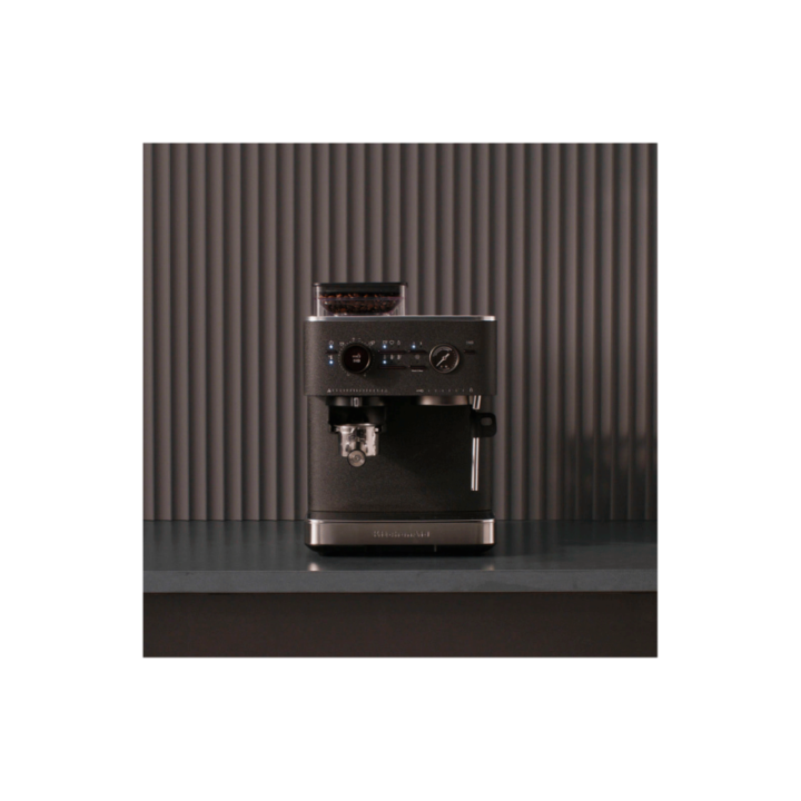 KitchenAid Semiautomatisk Espressomaskin Inkl. Kvarn Cast Iron Black