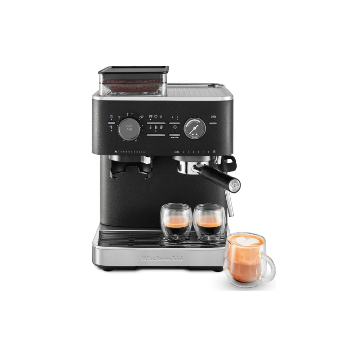 KitchenAid Semiautomatisk Espressomaskin Inkl. Kvarn Cast Iron Black