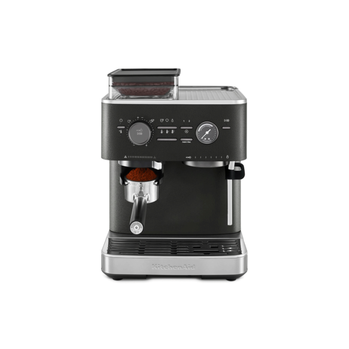 KitchenAid Semiautomatisk Espressomaskin Inkl. Kvarn Cast Iron Black