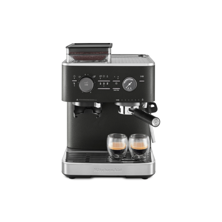 KitchenAid Semiautomatisk Espressomaskin Inkl. Kvarn Cast Iron Black