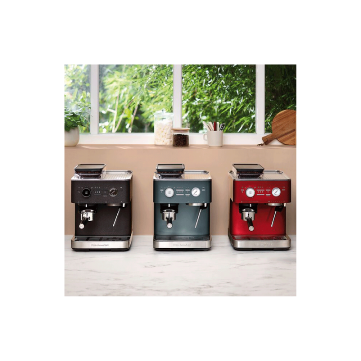 KitchenAid Semiautomatisk Espressomaskin Inkl. Kvarn Cast Iron Black