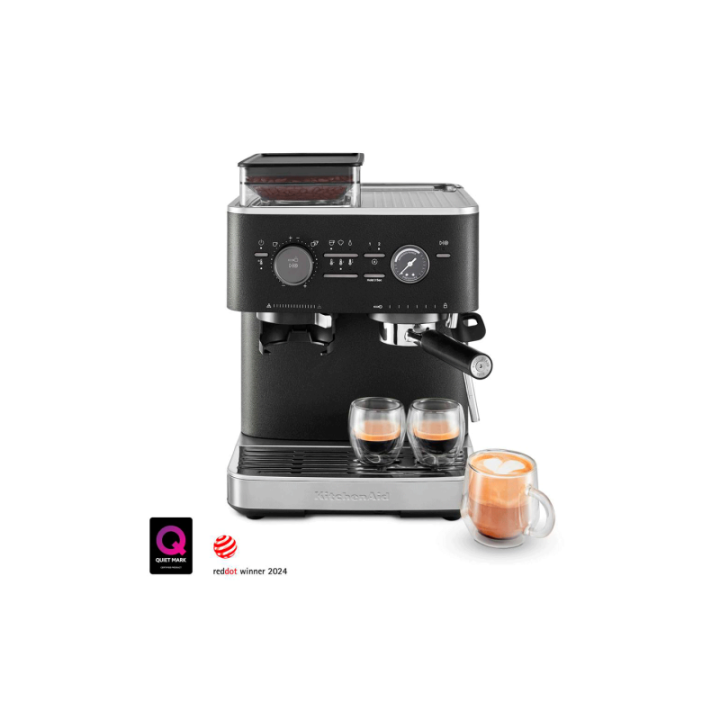 KitchenAid Semiautomatisk Espressomaskin Inkl. Kvarn Cast Iron Black