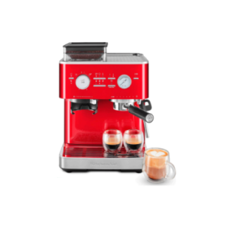 KitchenAid Semiautomatisk Espressomaskin Inkl. Kvarn Röd