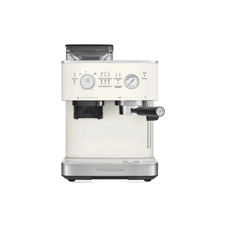 KitchenAid Semiautomatisk Espressomaskin Inkl. Kvarn Porslinsvit