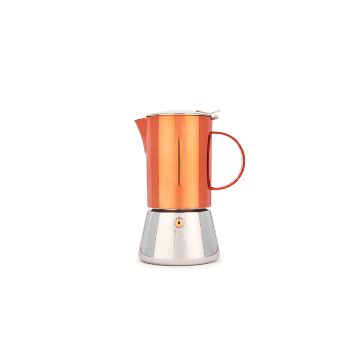 La Cafetière 4-koppars espressokanna koppar