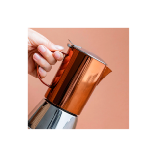 La Cafetière 4-koppars espressokanna koppar