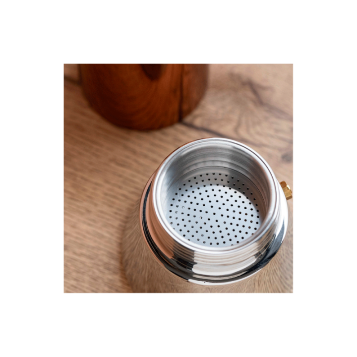 La Cafetière 4-koppars espressokanna koppar