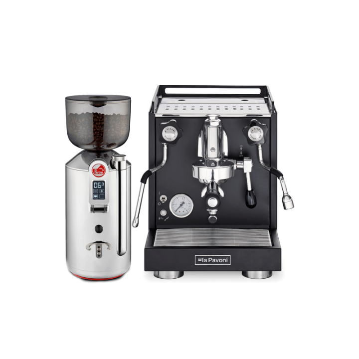 La Pavoni Ny Cellini Classic LPSCCB01EU Inkl. Prosumer espressokvarn