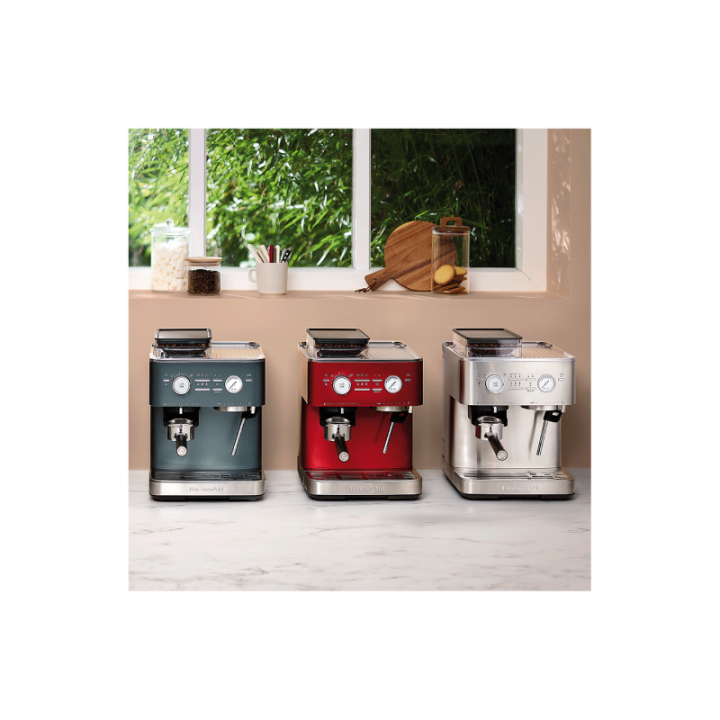 KitchenAid Semiautomatisk espressomaskin inkl. kvarn rostfritt stål