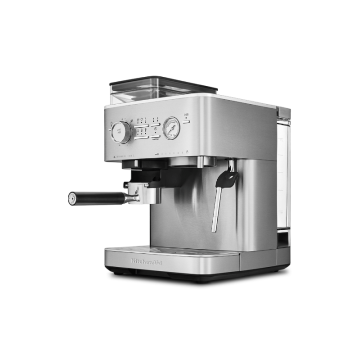 KitchenAid Semiautomatisk espressomaskin inkl. kvarn rostfritt stål