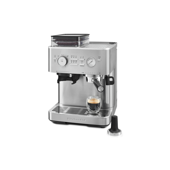 KitchenAid Semiautomatisk espressomaskin inkl. kvarn rostfritt stål