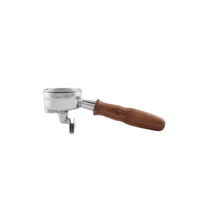 La Marzocco Portafilter med dubbelpip valnöt