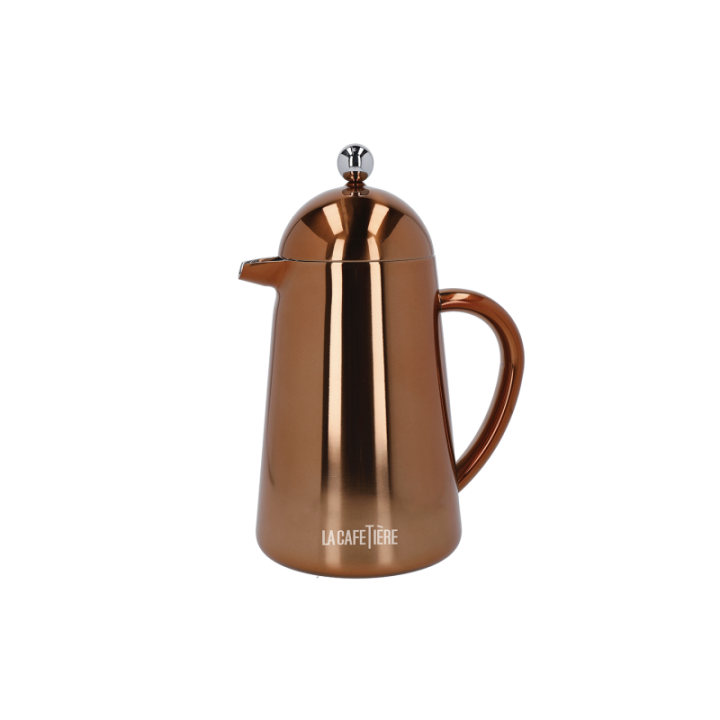 La Cafetière Havana 8 koppar stempelkanna i koppar