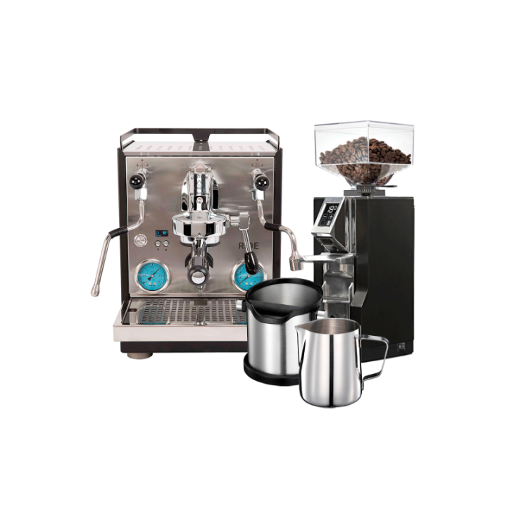 Profitec RIDE Inkl. Eureka Mignon Libra Kvarn, Knockbox & Mjölkkanna