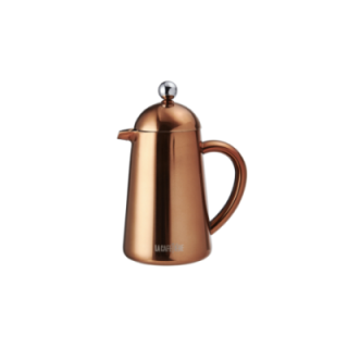 La Cafetière Havana 3-kopps stempelkanna i koppar