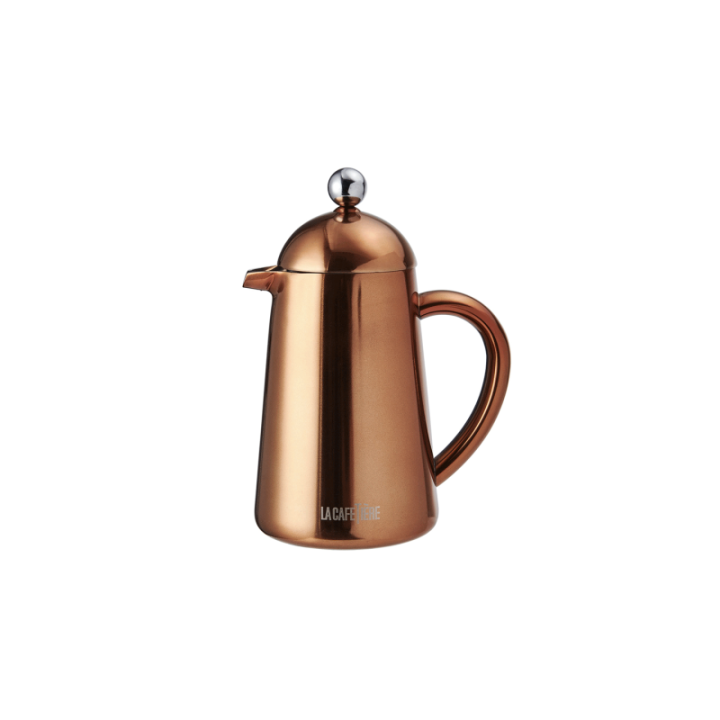 La Cafetière Havana 3-kopps stempelkanna i koppar