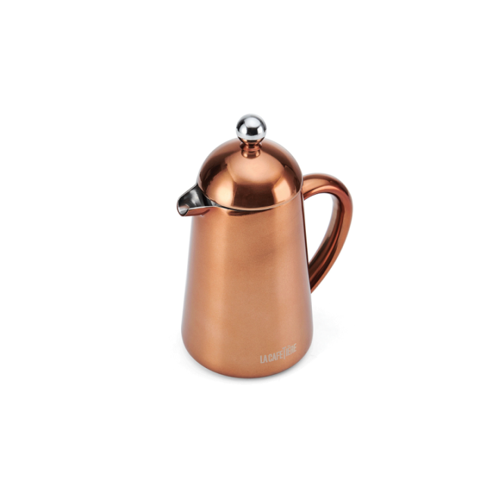 La Cafetière Havana 3-kopps stempelkanna i koppar