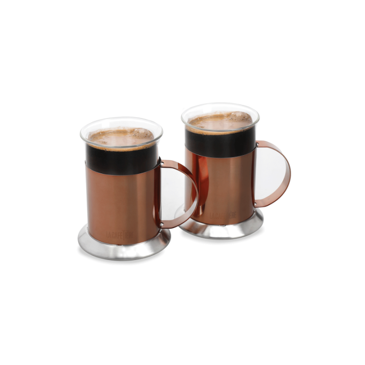 La Cafetière Mugg 30 cl 2 st Koppar