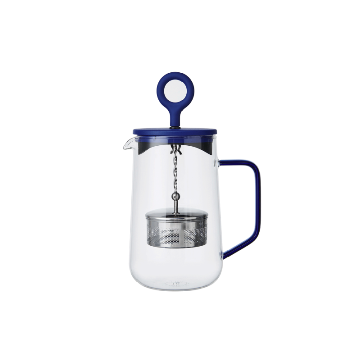 La Cafetière Gyro Spinfuser 1,25 L Tebryggare Blå/Glas