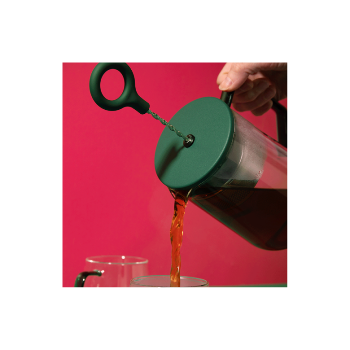 La Cafetière Gyro Spinfuser 1,25 L Tebryggare Grön/Glas