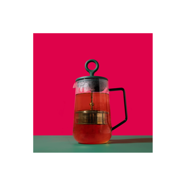 La Cafetière Gyro Spinfuser 1,25 L Tebryggare Grön/Glas