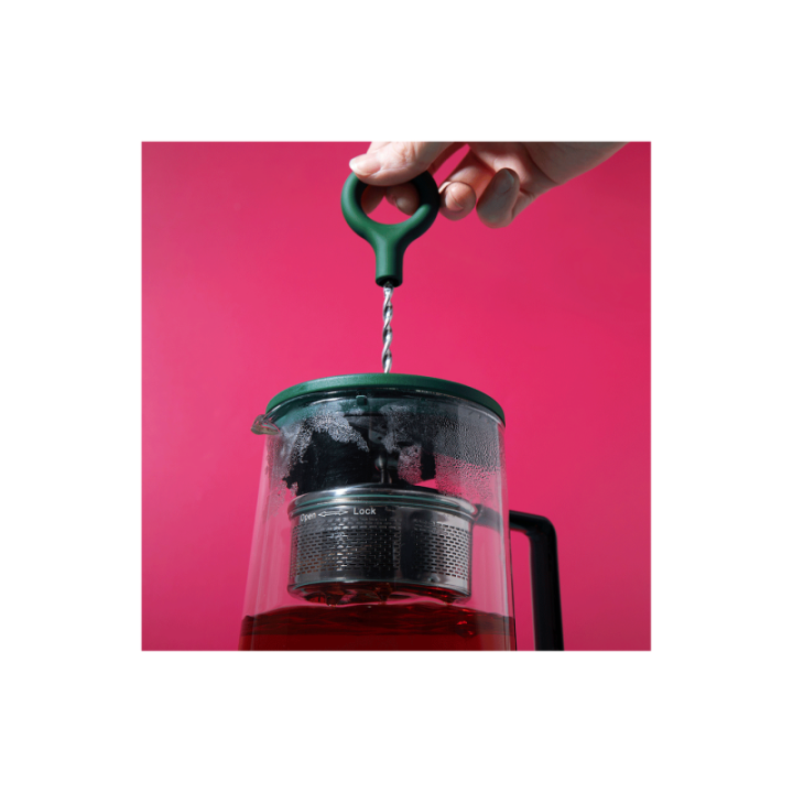 La Cafetière Gyro Spinfuser 1,25 L Tebryggare Grön/Glas