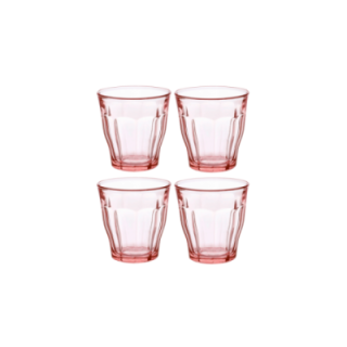Duralex Picardie Caféglas 25 cl 4 st Rosa