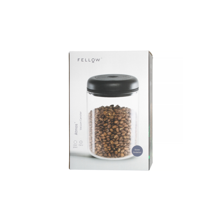 Fellow Atmos Vakuumkaffebehållare 2 st Inkl. 2 x 500 g Rigtig Kaffe