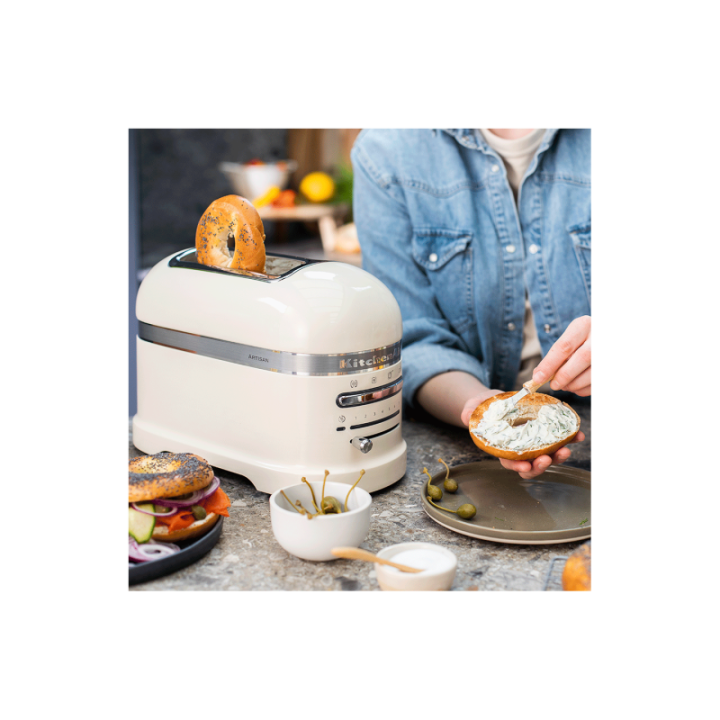 KitchenAid 5KMT2204EAC Artisan Brödrost 2 Skivor Creme
