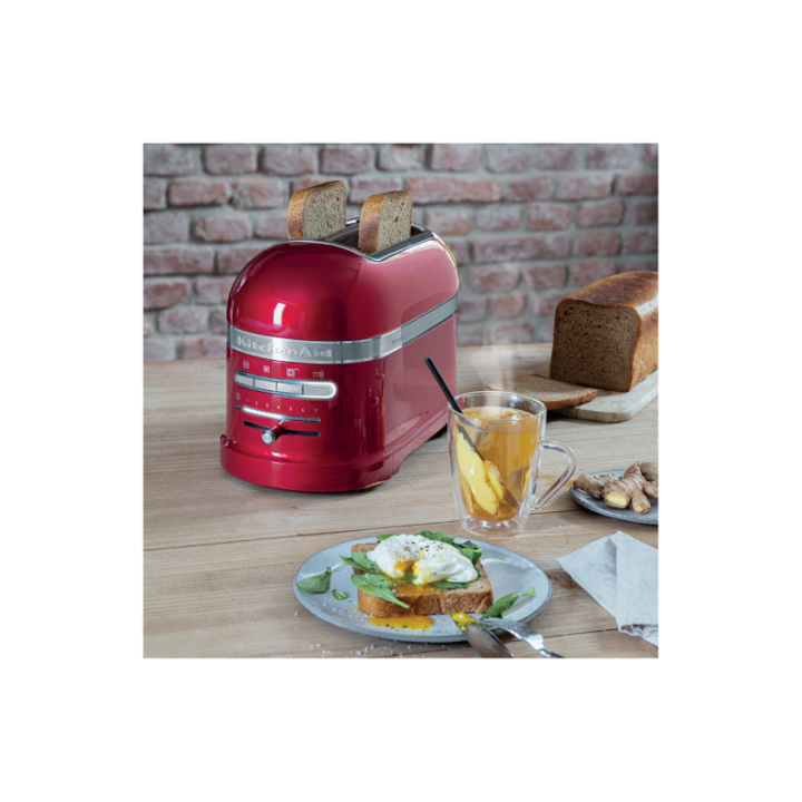 KitchenAid 5KMT2204ECA Artisan Brödrost 2 Skivor Metallic Röd